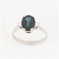 Ringe Zorzan Gioielli Dame in Weißgold Zaffiro blu 2.30 Ct ANPZ2546 - ANPZ2546